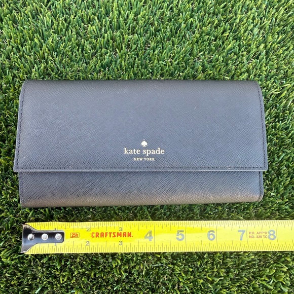 Kate Spade iPhone Cardholder Wallet Leather black - Picture 2 of 9